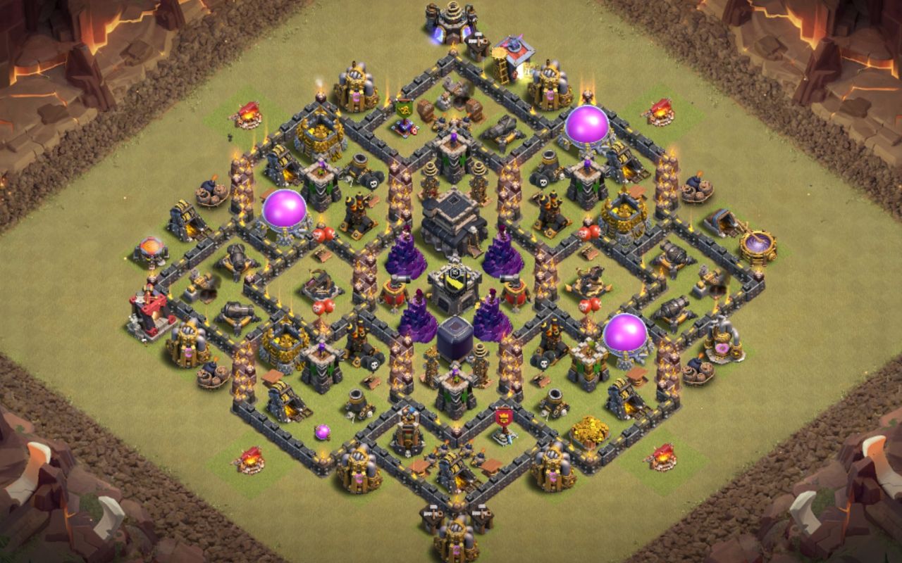 Town Hall 9 Farming Base layout by ARNAV_07