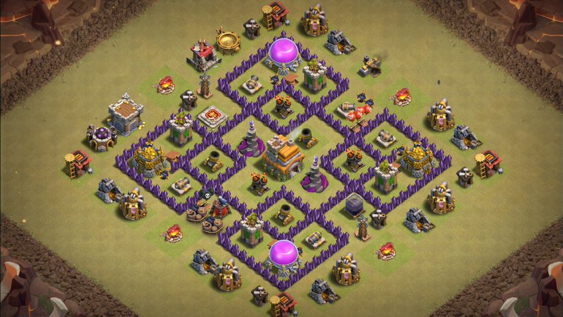 Town Hall 7 War Base layout by TReX