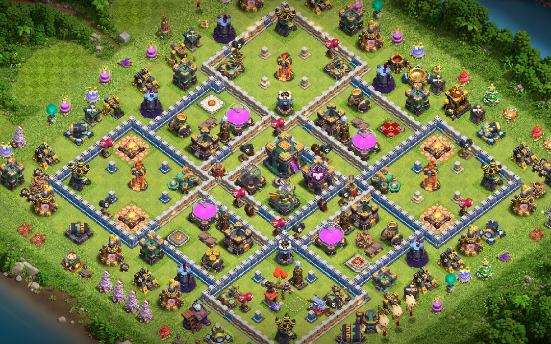 Town Hall 14 War Base layout by Monsterkiller