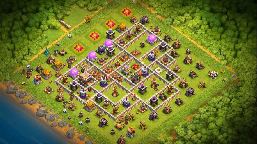 Town Hall 11 Trophy Base layout by TReX