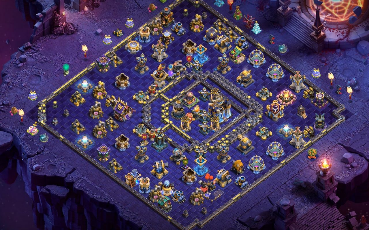 Town Hall 18 Trophy Base layout by XLR8