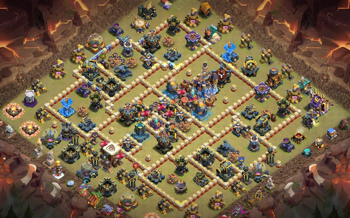 Town Hall 18 War Base layout by Sayed