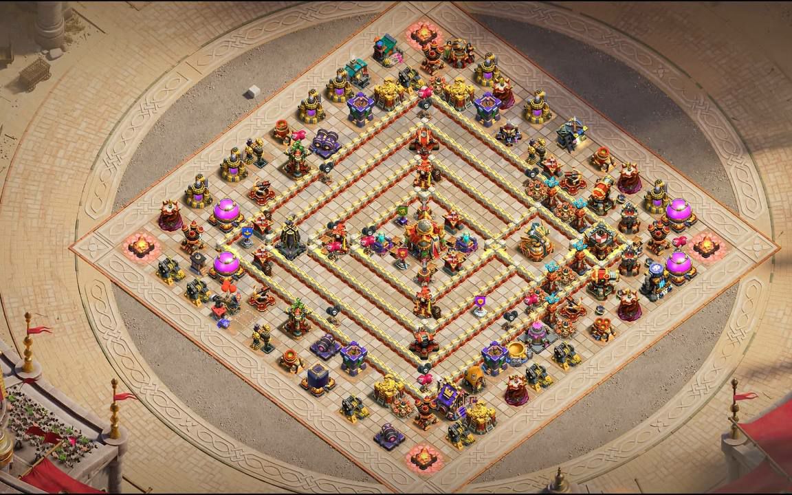 Town Hall 16 Trophy Base layout by ديوان الملوك 👑