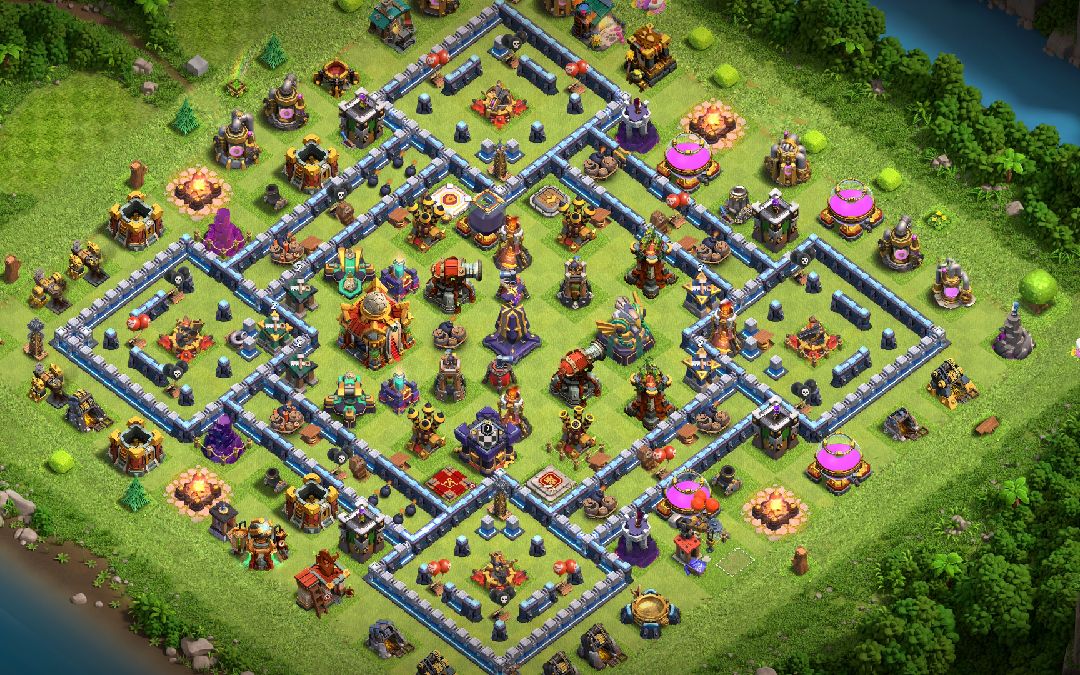 Town Hall 16 Hybrid Base layout by another world