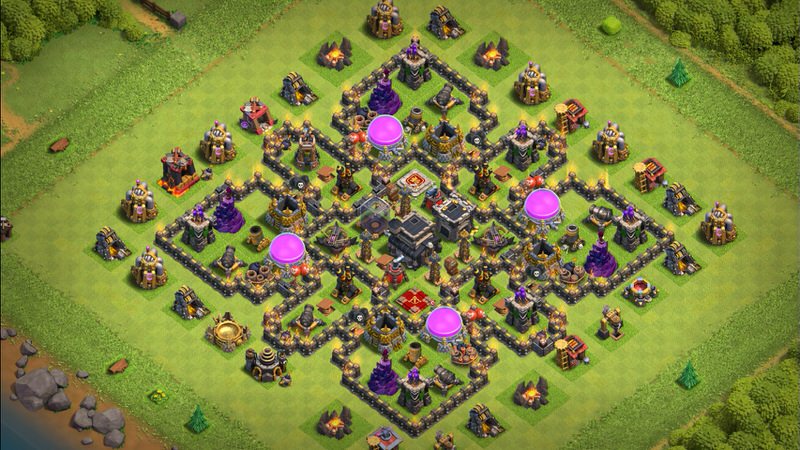 Town Hall 9 Farming Base layout by TReX