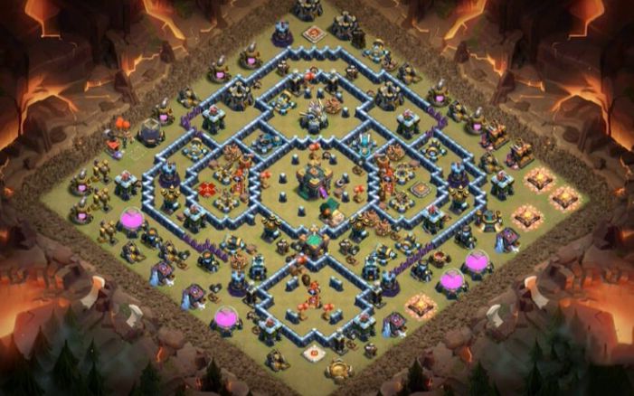 Town Hall 14 War Base layout by #Perfect_Gammer