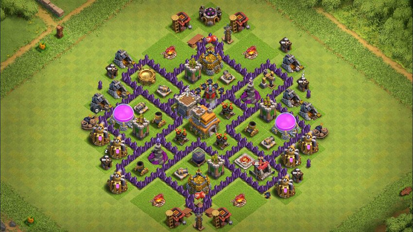 Town Hall 7 Trophy Base layout by TReX