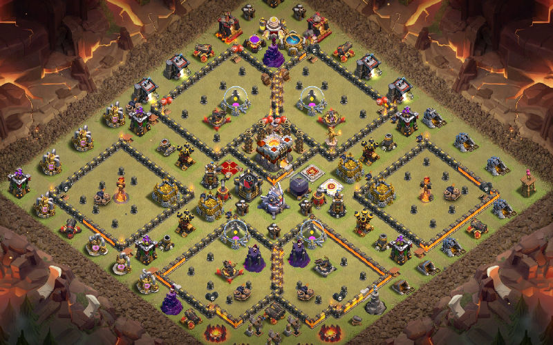 Town Hall 11 War Base layout by Twist