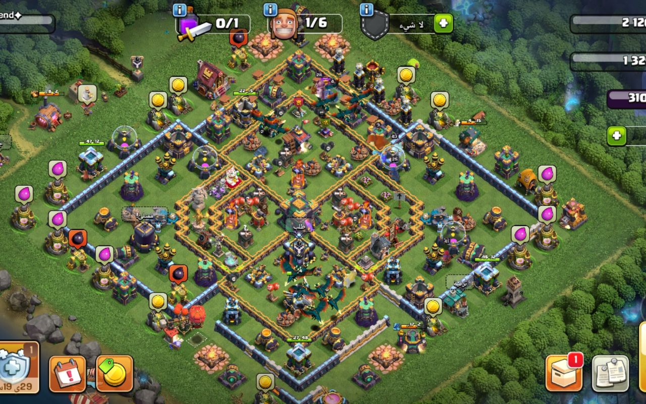 Town Hall 14 CWL Base layout by عاشق clach