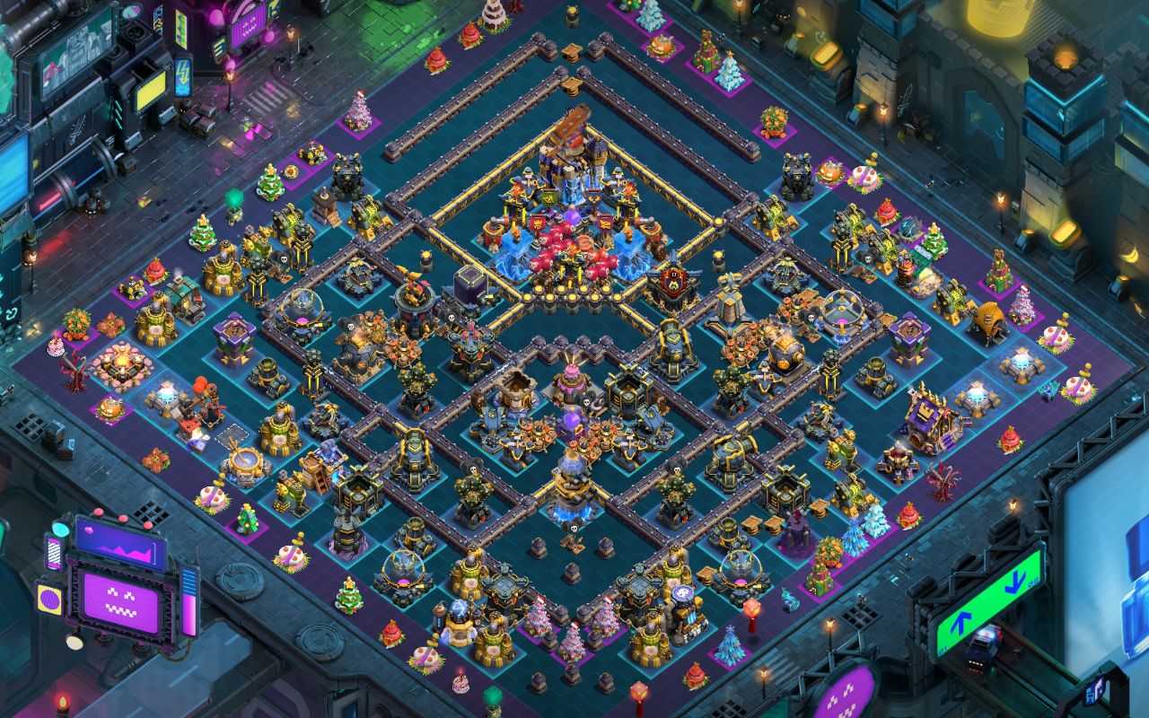 Town Hall 18 Trophy Base layout by GenSPX