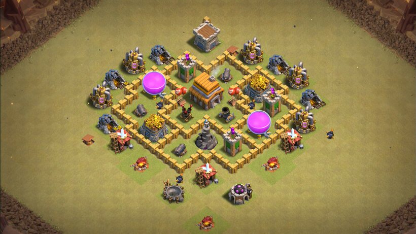 Town Hall 5 War Base layout by TReX