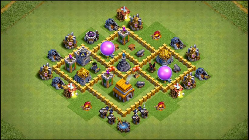Town Hall 5 Hybrid Base layout by TReX