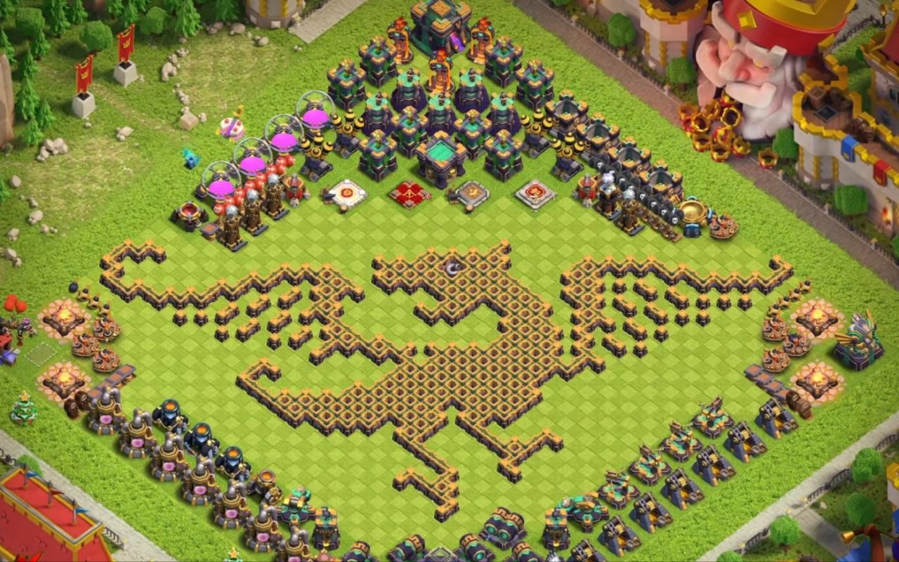 Town Hall 14 Fun Base layout by Rồng Việt Nam