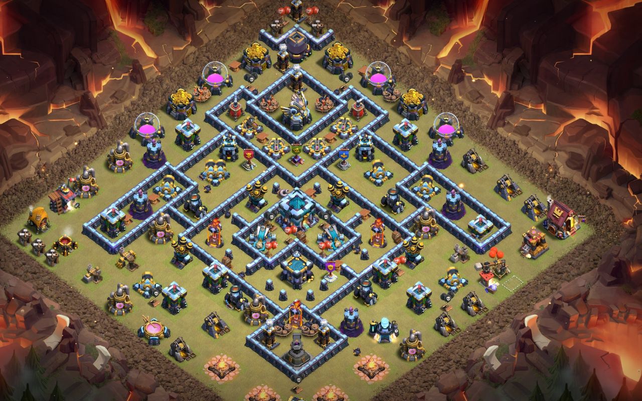 Town Hall 13 Trophy Base layout by ديوان الملوك 👑