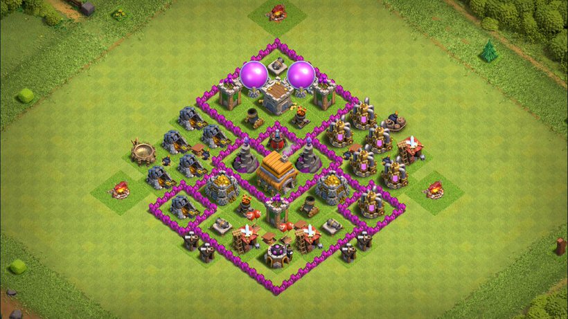 Town Hall 6 Farming Base layout by TReX