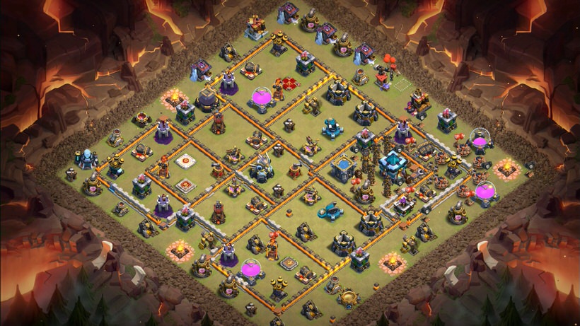 Town Hall 13 War Base layout by TReX