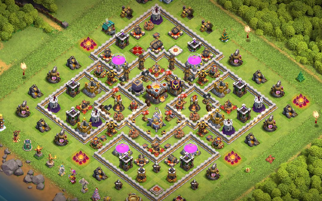 Town Hall 11 Farming Base layout by Dedar