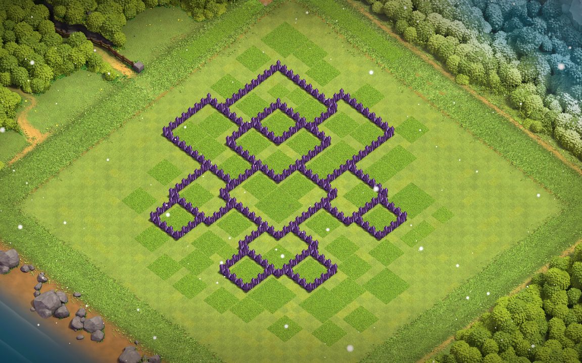 Town Hall 8 War Base layout by Anime