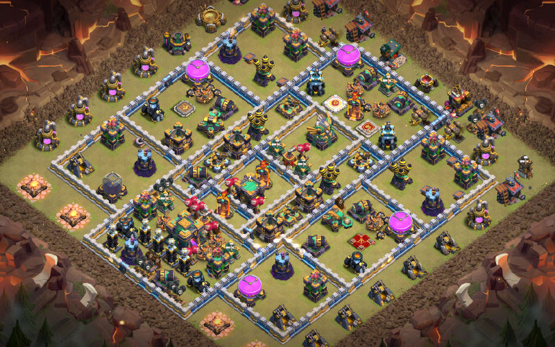 Town Hall 14 War Base layout by TReX