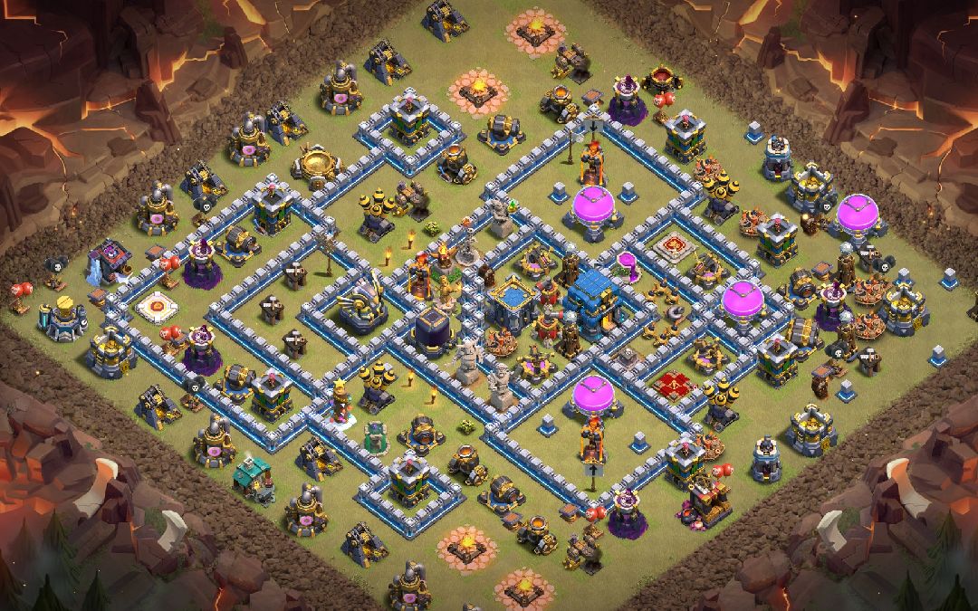 Town Hall 12 War Base layout by LoveHack