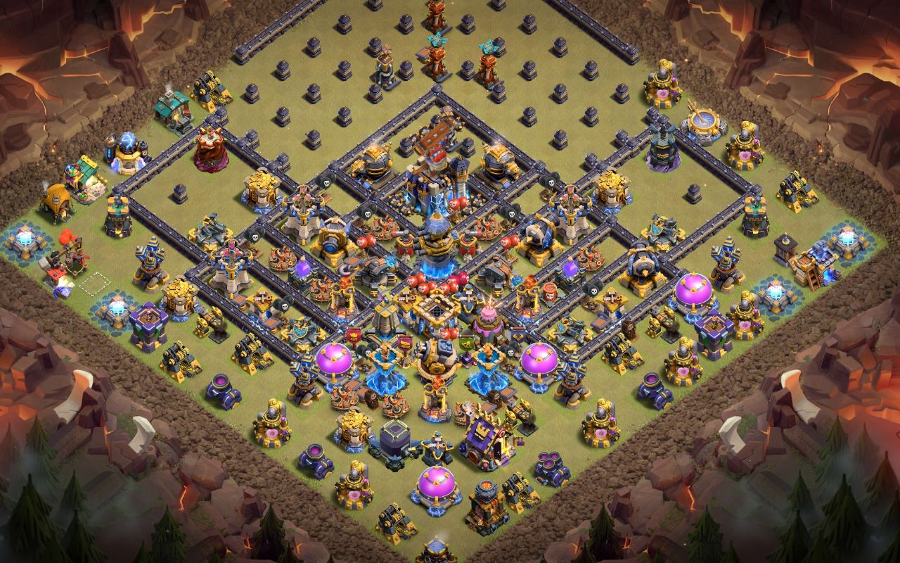 Town Hall 18 Hybrid Base layout by BH10