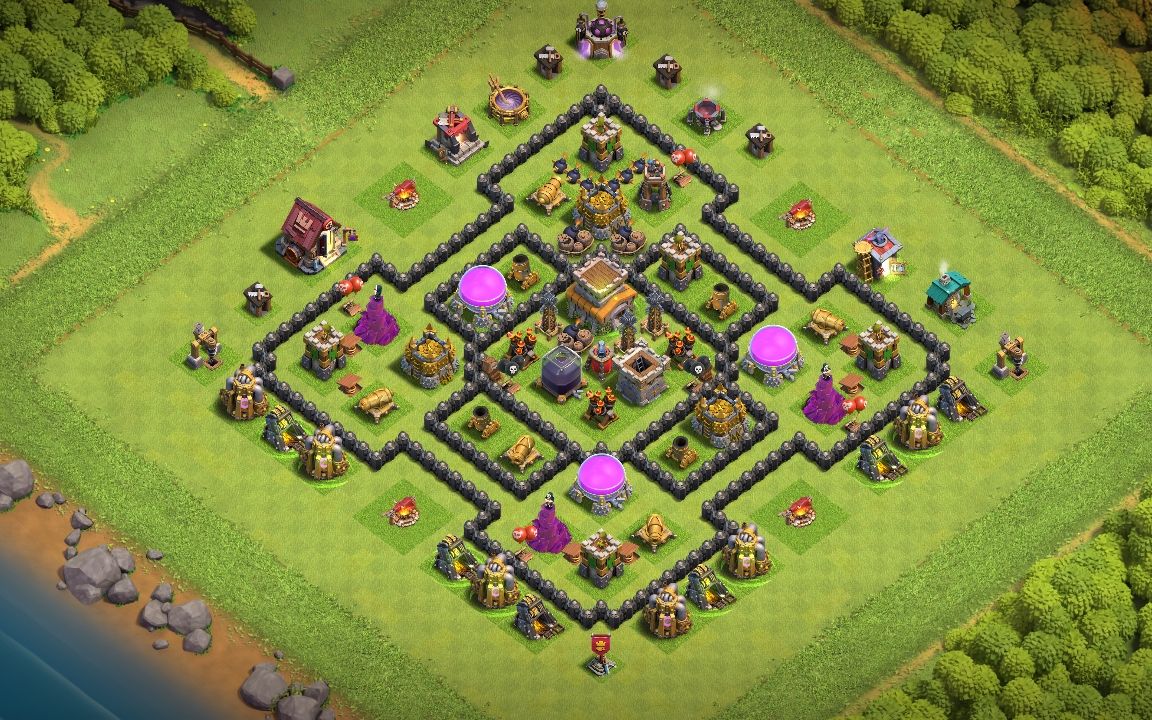 Town Hall 8 Farming Base layout by Stellar Phoenix