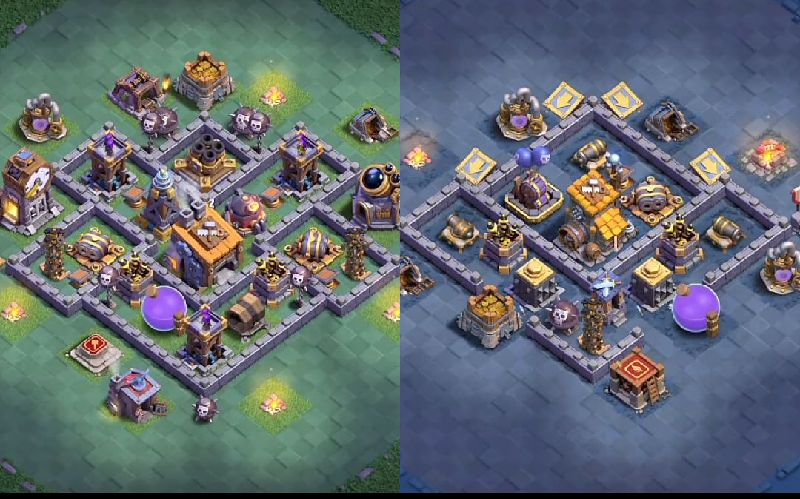 Builder Hall 8 Builder Base layout by ™ANIK_♚100