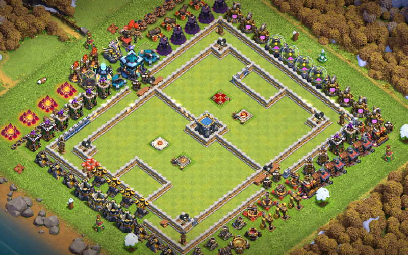 Town Hall 13 Trophy Base layout by ALOKOZAY KHAN