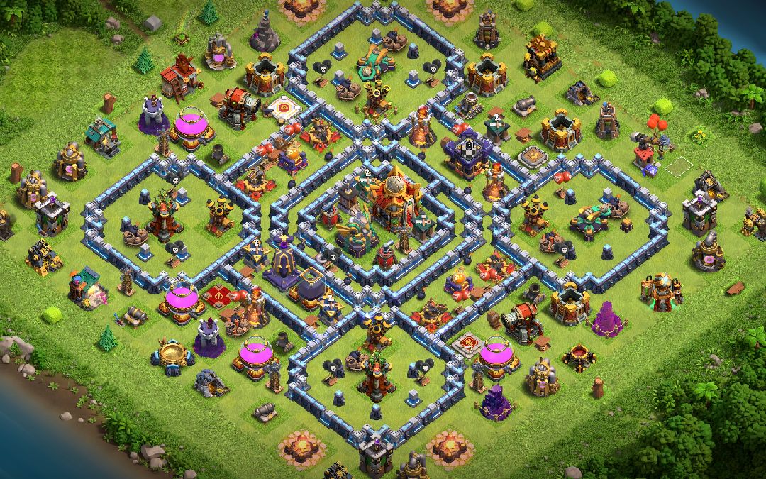 Town Hall 16 Hybrid Base layout by another world