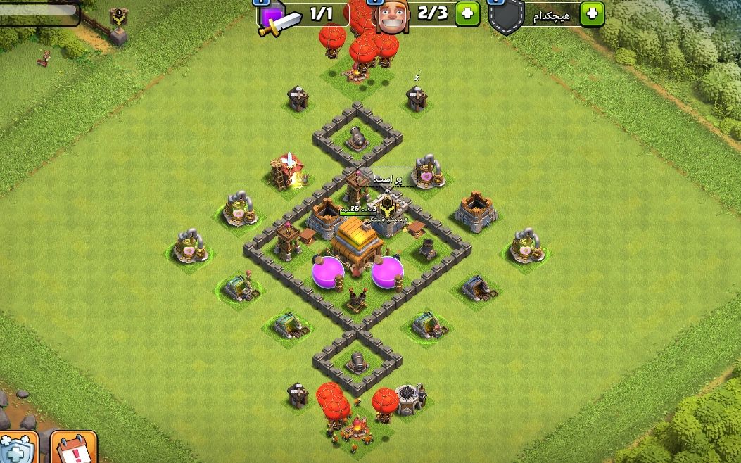 Town Hall 4 War Base layout by Mortaza
