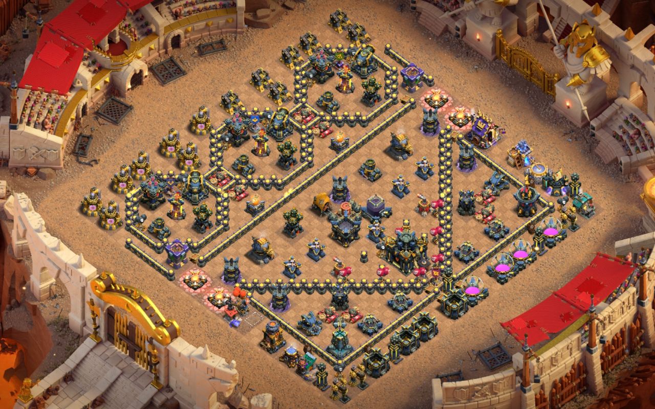 Town Hall 17 War Base layout by Mustafa