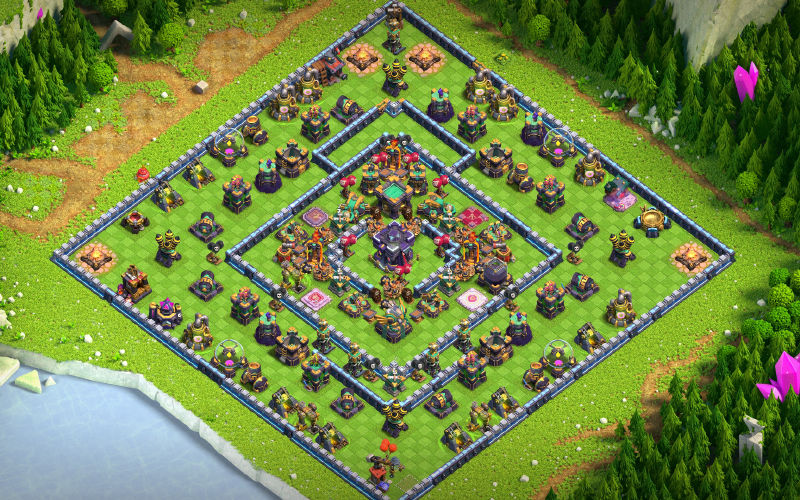 Town Hall 15 Trophy Base layout by TReX