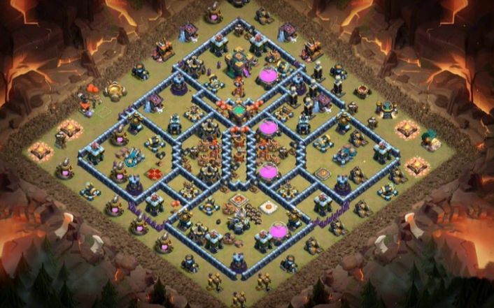 Town Hall 14 War Base layout by #Perfect_Gammer