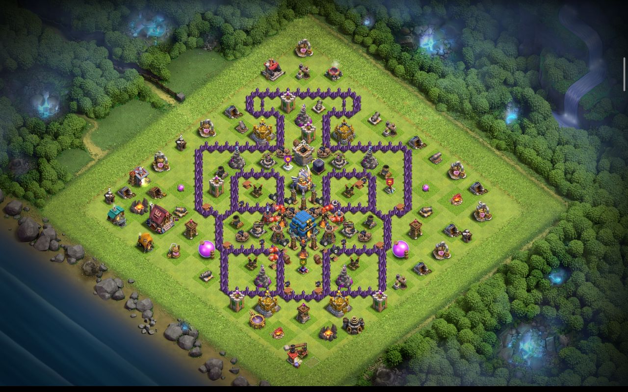 Town Hall 12 War Base layout by ادخل الكلان اذه أنته عربي ومنور