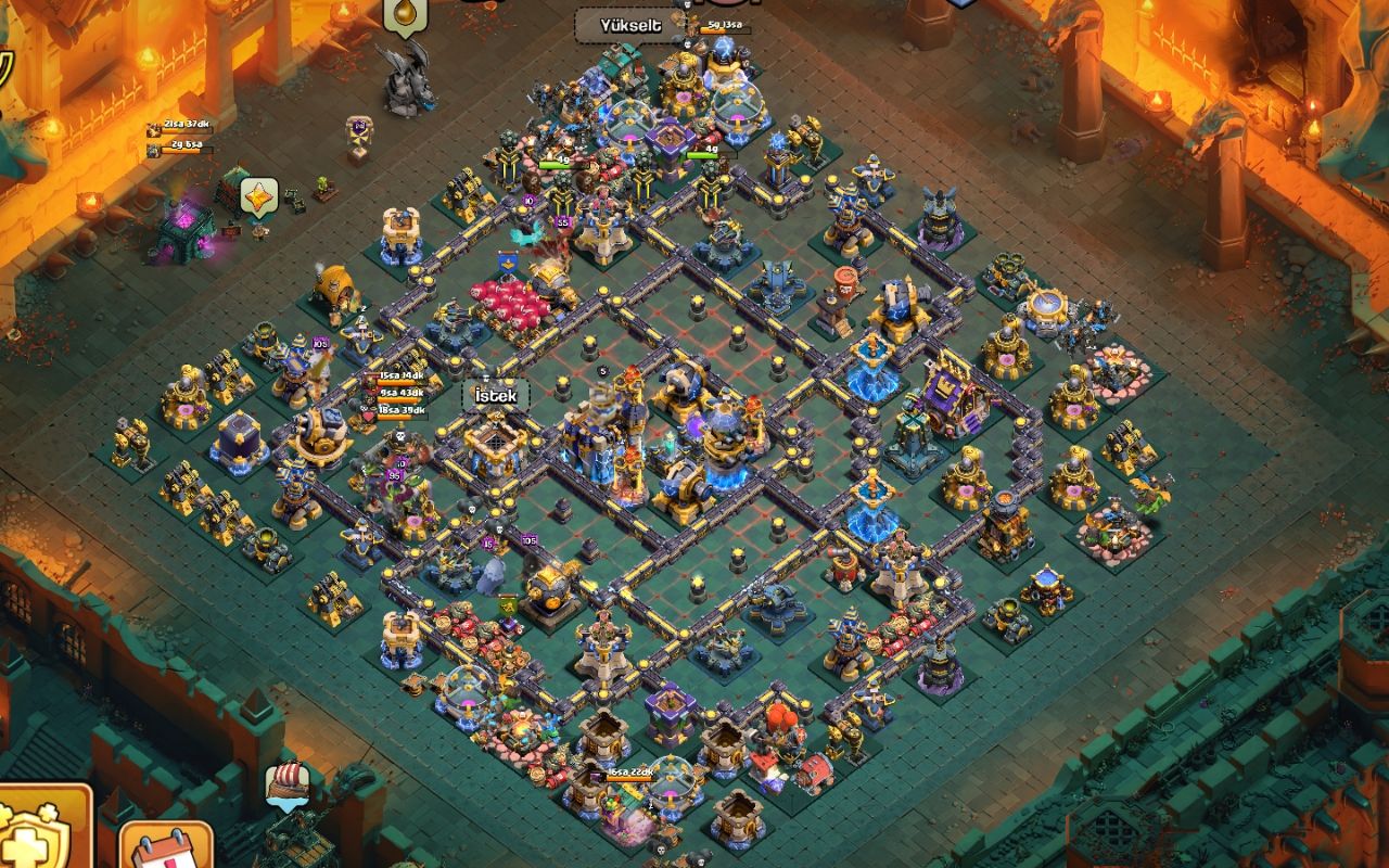 Town Hall 18 War Base layout by Levent
