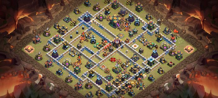 Town Hall 14 War Base layout by TReX