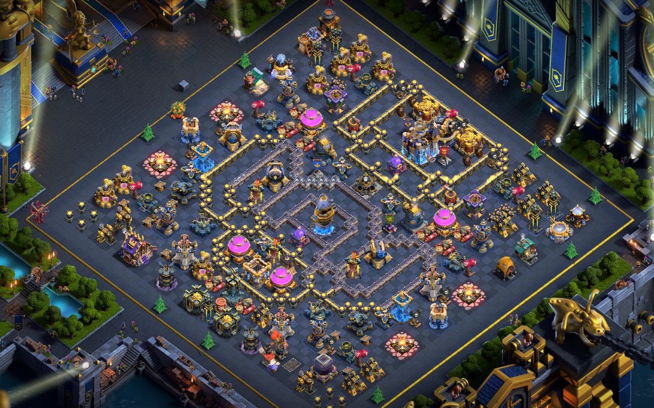 Town Hall 18 CWL Base layout by Bj Raihan