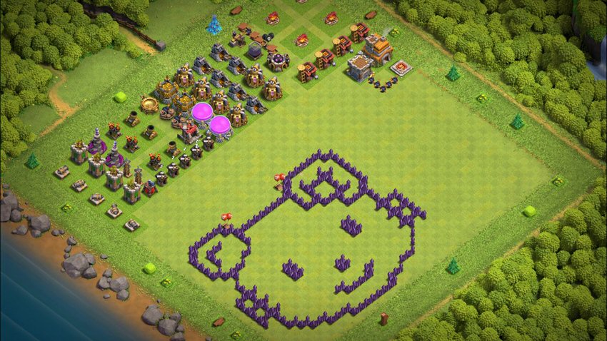Town Hall 7 Fun Base layout by TReX