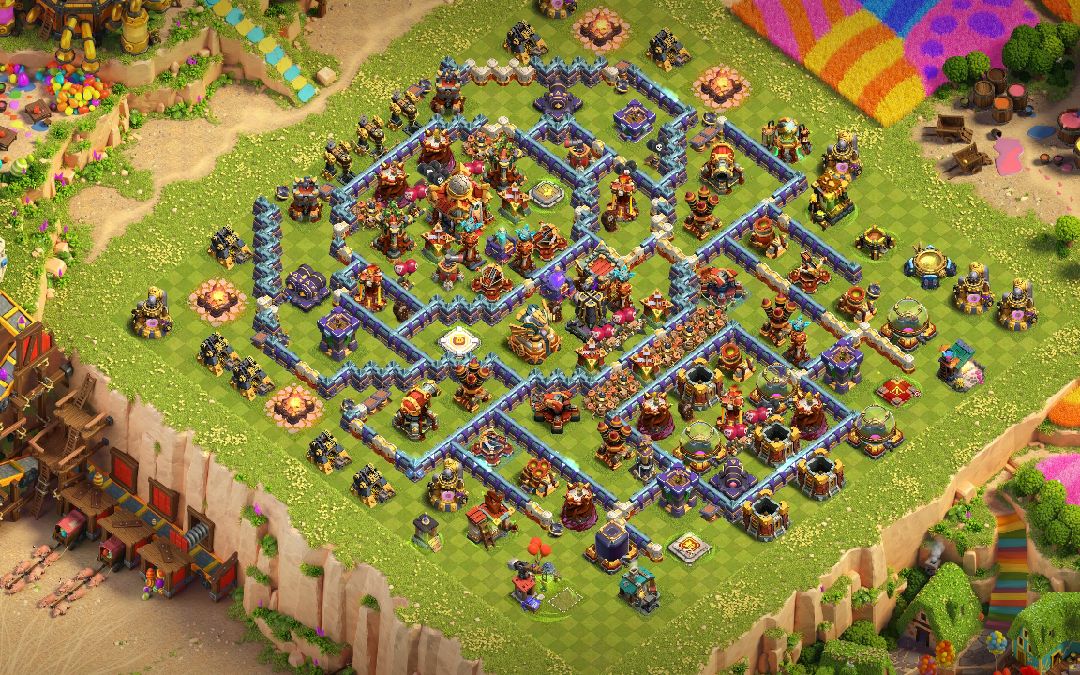 Town Hall 16 Trophy Base layout by Atilla The Pun