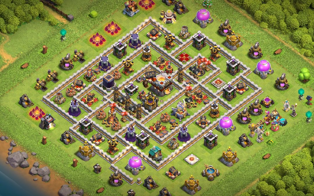 Town Hall 11 Trophy Base layout by GUSTAVO LAYOUTS