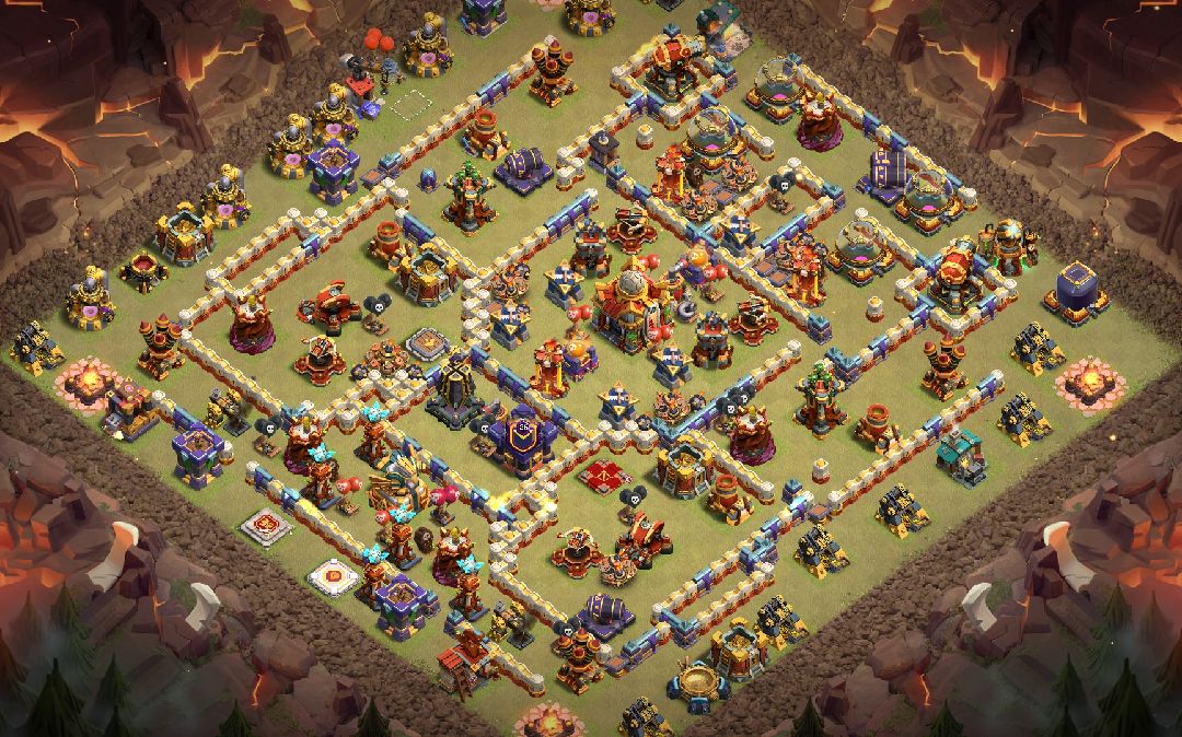 Town Hall 16 Trophy Base layout by SPM -> BASE