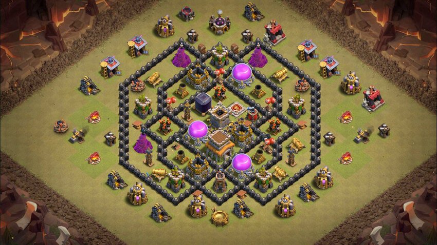 Town Hall 8 War Base layout by TReX
