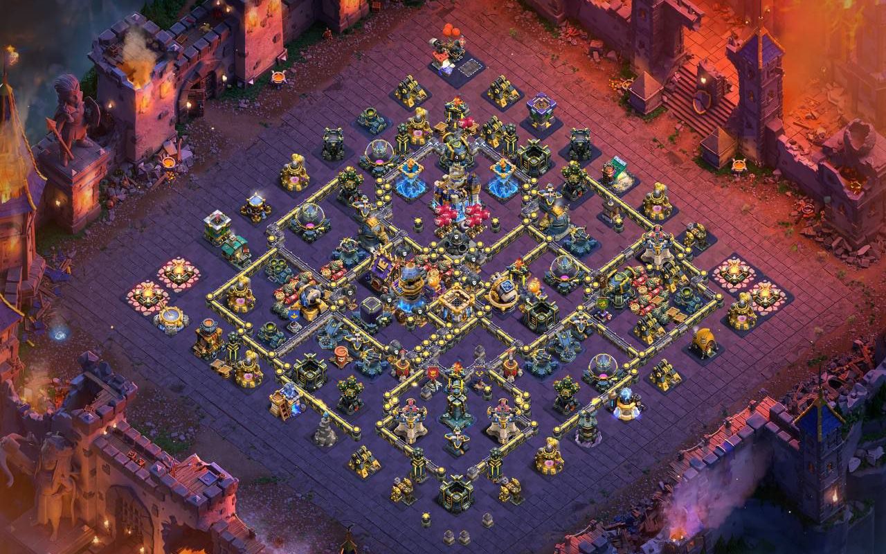 Town Hall 18 War Base layout by XLR8