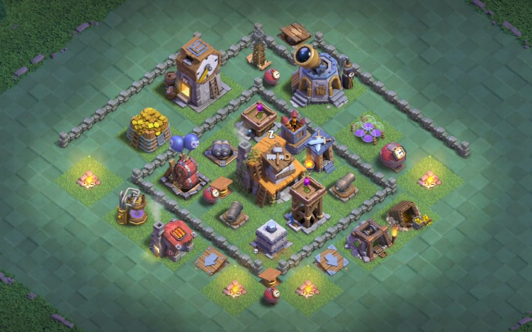 Builder Hall 4 Builder Base layout by XLR8