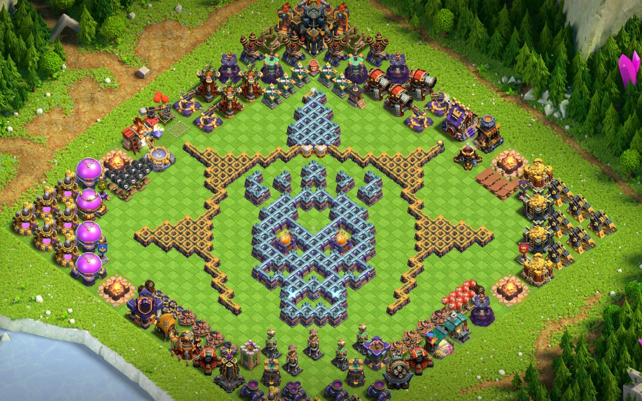 Town Hall 17 Fun Base layout by Golladin