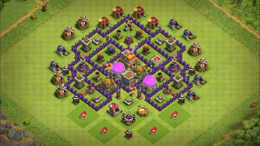 Town Hall 7 Farming Base layout by TReX