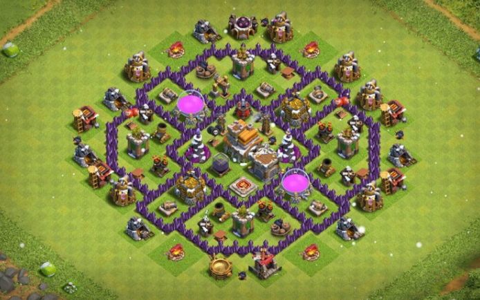 Town Hall 7 Hybrid Base layout by #Perfect_Gammer