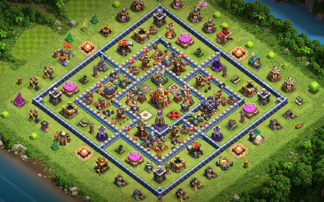 Town Hall 16 Hybrid Base layout by another world
