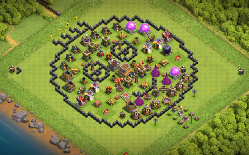 Town Hall 8 Fun Base layout by User