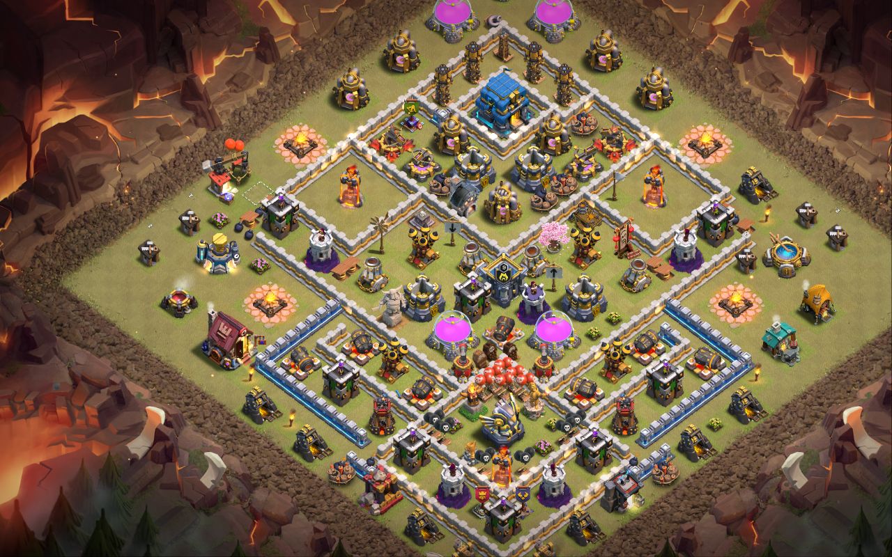Town Hall 12 War Base layout by Legend No.123